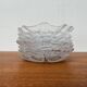 Vintage Swedish glass plates Eden by Lars Hellsten for Orrefors, 1970s, set of 13.