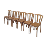Suite de 6 chaises bistrot Baumann