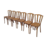 Suite de 6 chaises bistrot Baumann