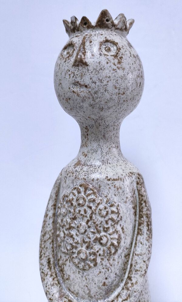 Bougeoir anthropomorphe en céramique