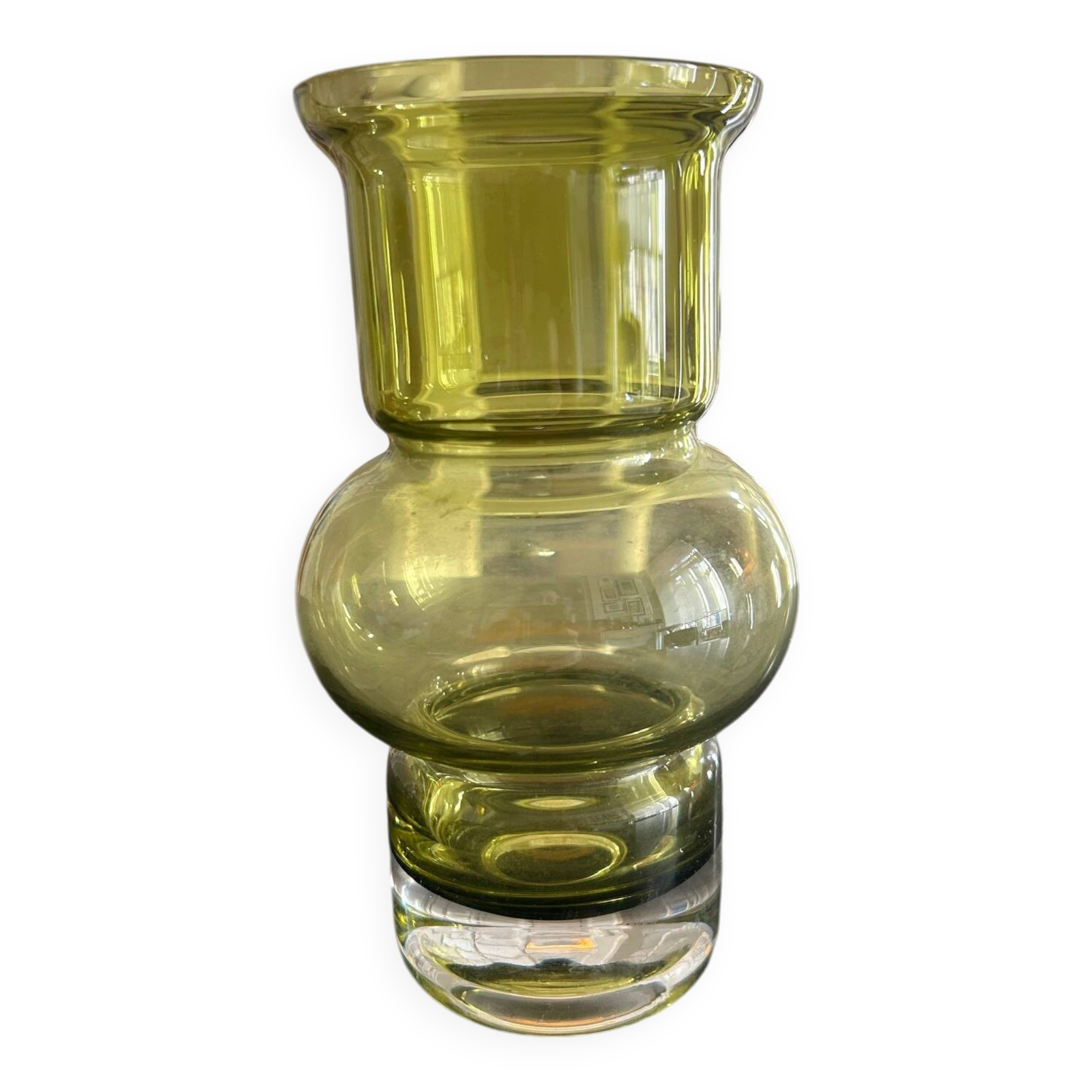 scandinavian glass vase