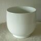 Cache pot en porcelaine blanche ancien