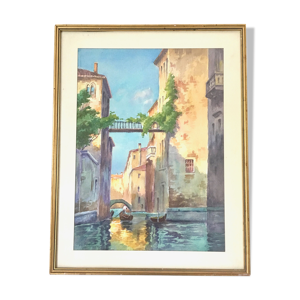 Tableau aquarelle Venise