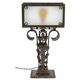 Art Deco wrought iron table lamp, 1930s