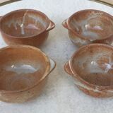 Set of 4 stoneware bowls