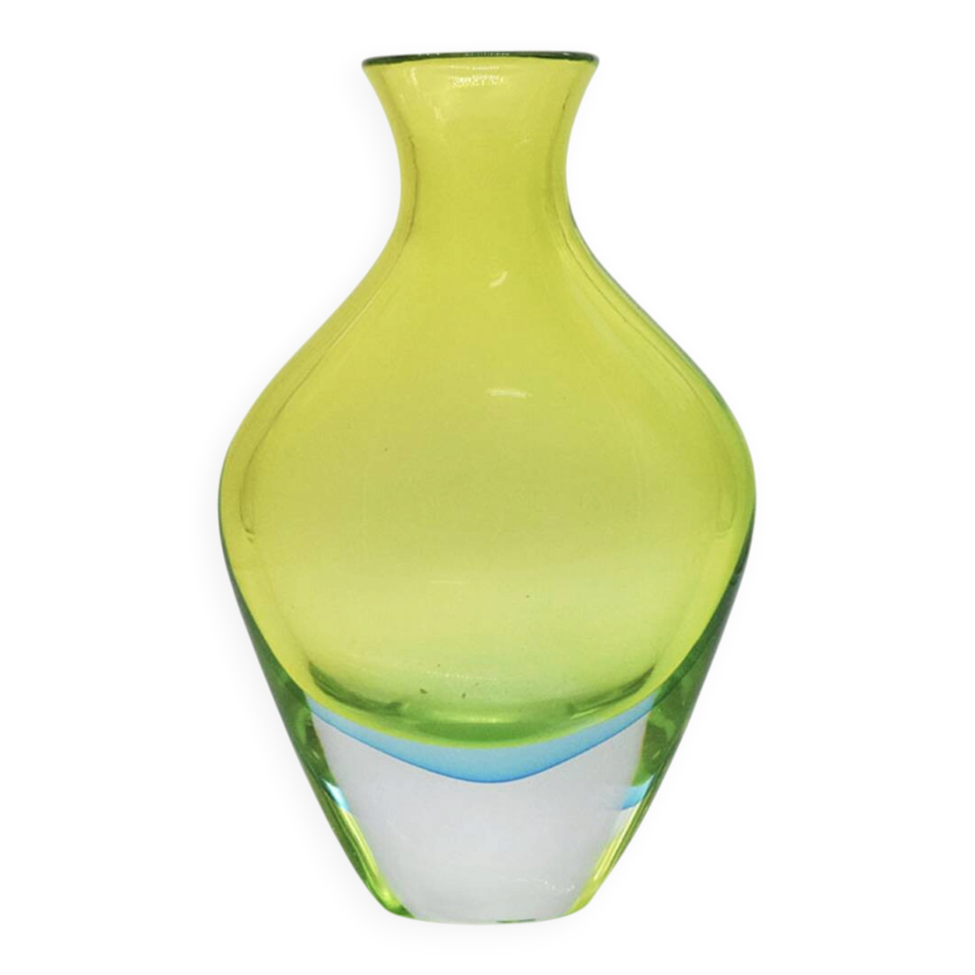 Flavio Poli for Seguso Vetri D’arte Large Sommerso Vase from the 1960s