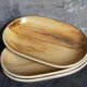 Three ceramic raviers decorated with vintage brushstrokes
