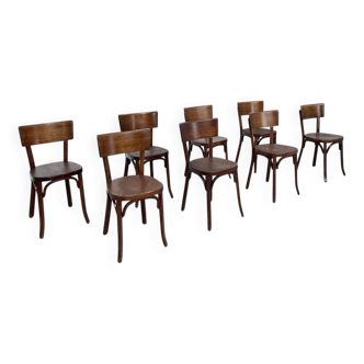 Chaises bistrot Baumann 1960