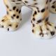 Porcelain leopard statuette, Ronzan, Italy, 1950s