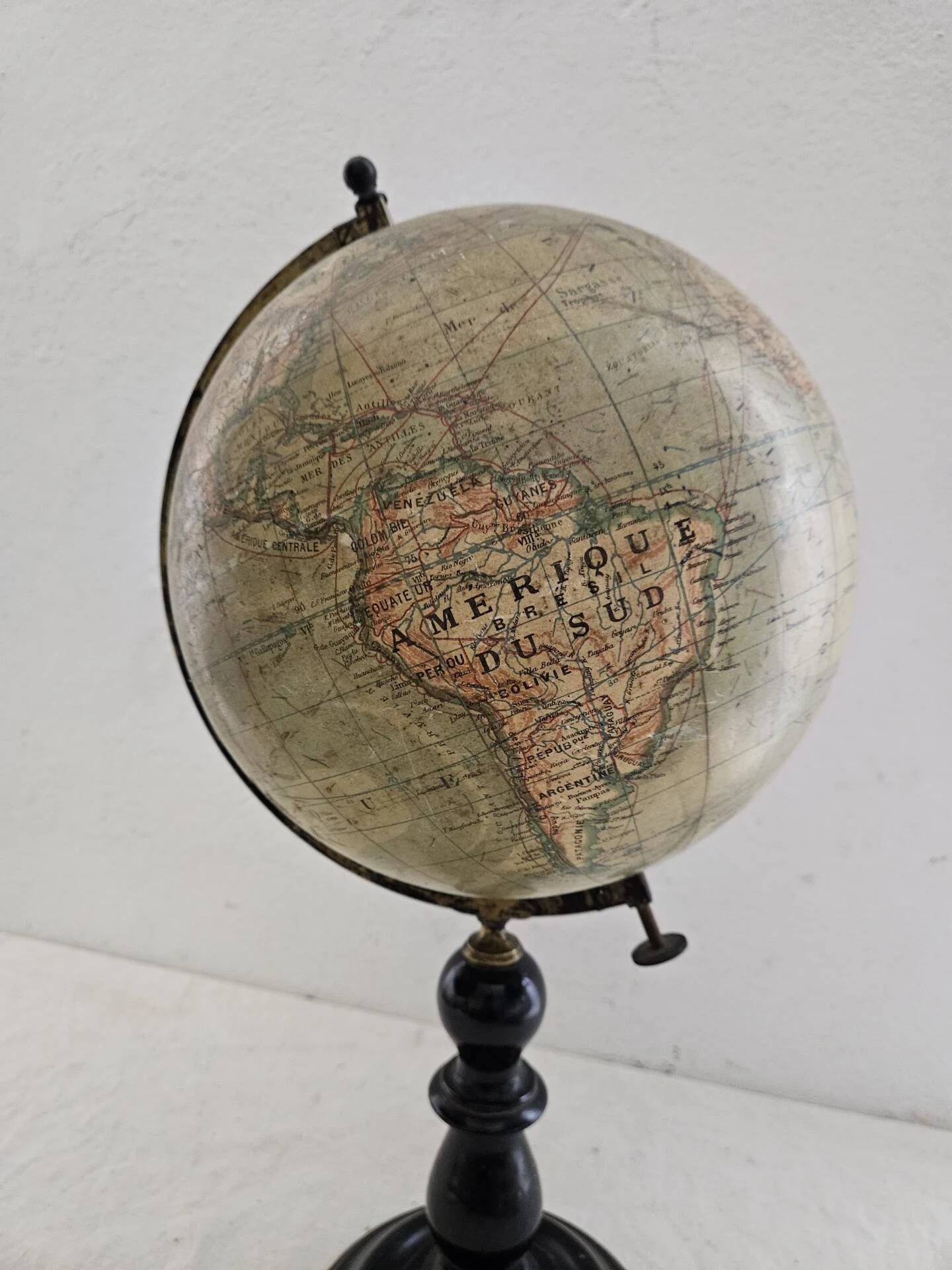 Globe terrestre Napoléon III