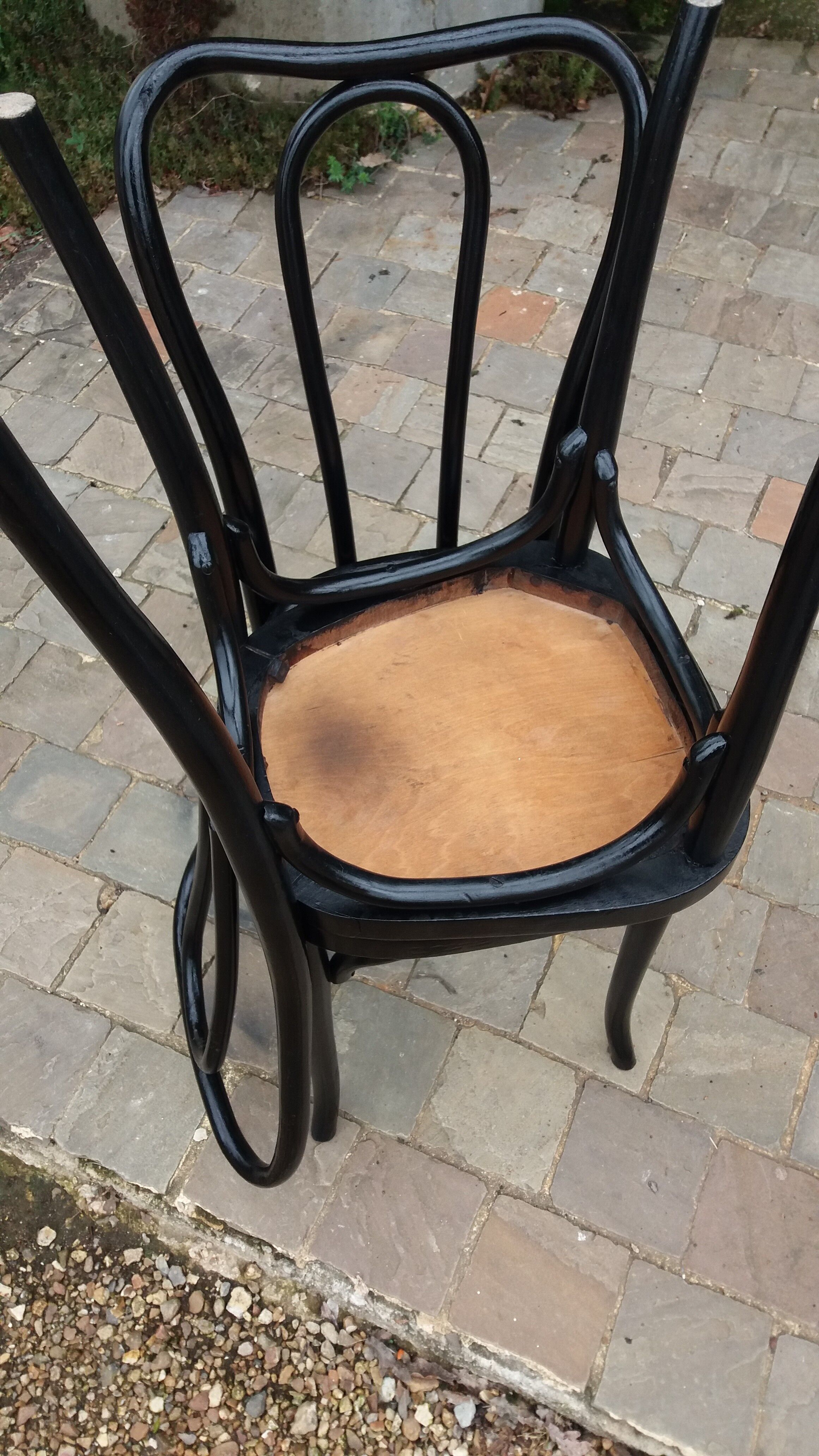 Set of 6 bistro chairs