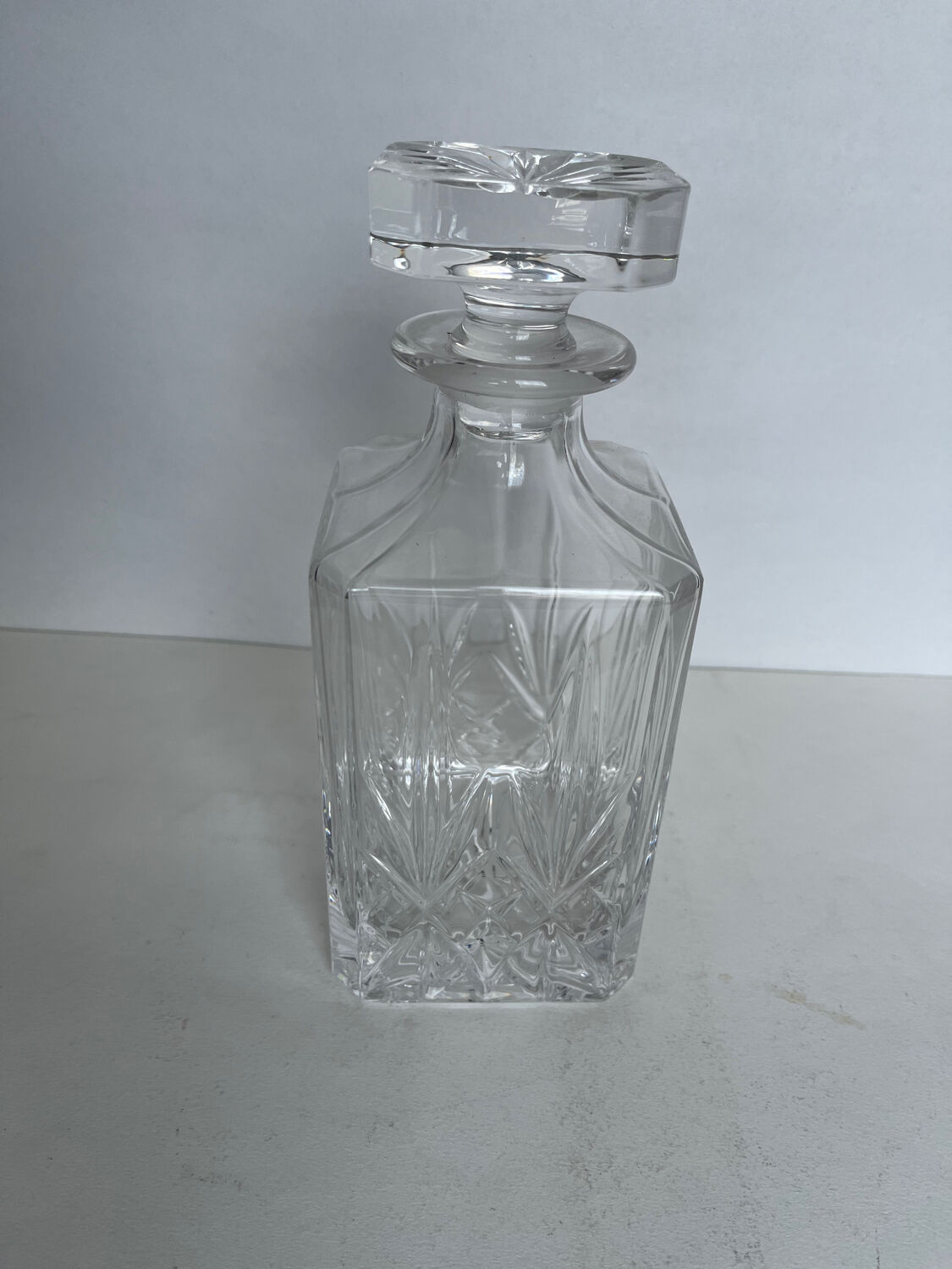 Lancel whisky decanter in cut crystal