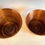 Pair of copper plants 1960s