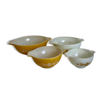 Set of 4 bowls of vintage blend USA