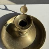 Antique gold hand candlestick H8 D14