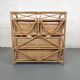 Chest of drawers 4 rattan drawers