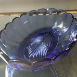 Val Saint Lambert cup in purple glass