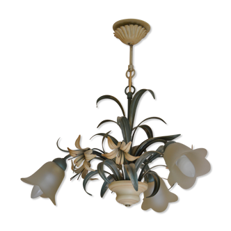 Metal chandelier "Flowers"