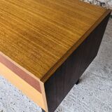 Teak storage unit with metal legs Circa 70's
