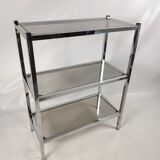 Chrome and glass shelf