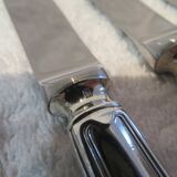 12 Christofle Chinon silver plated dessert knives, 19.7cm