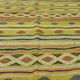 Hand-woven yellow kilim in pure wool 105×200cm