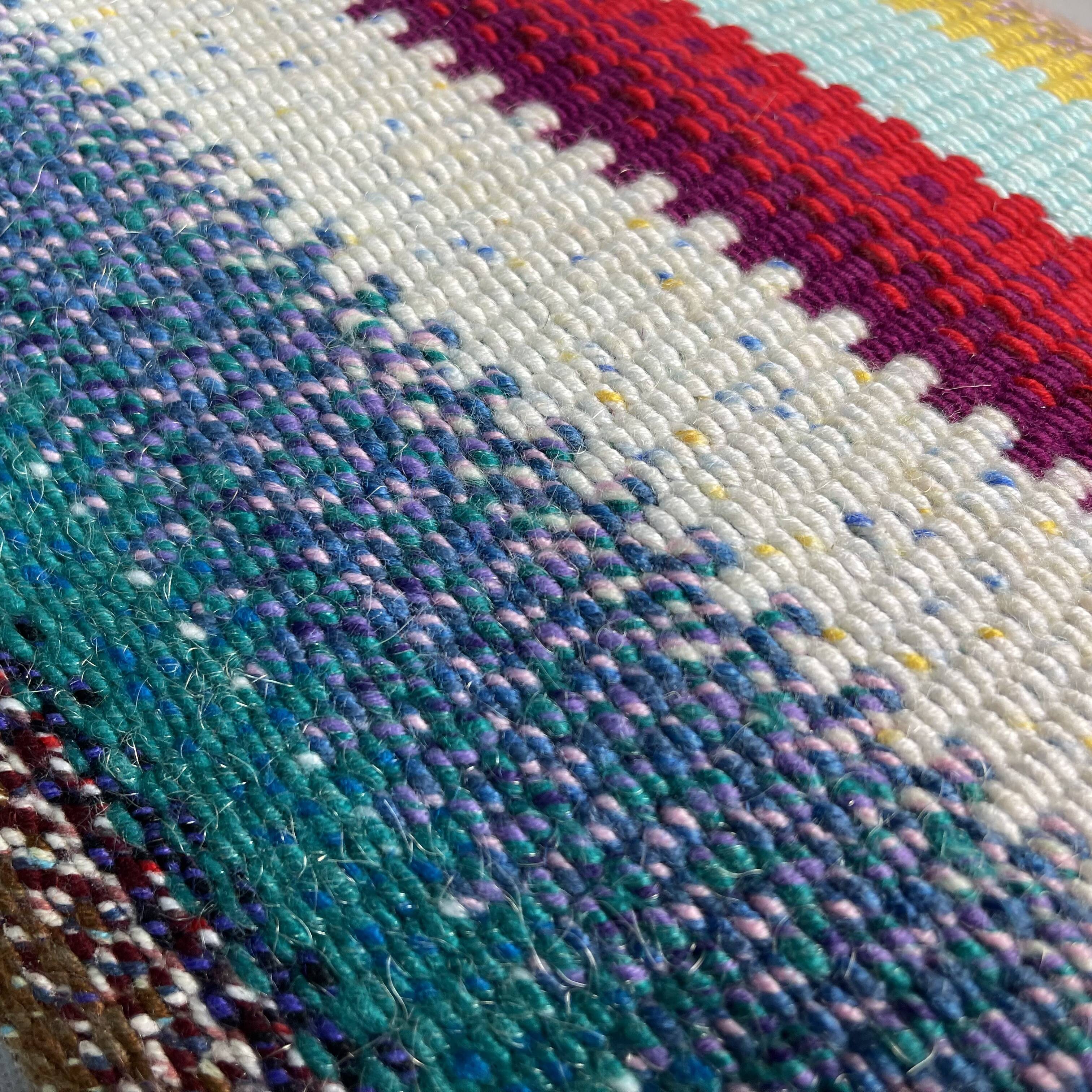 Vintage turkish handmade cushion cover , 30 x 50 cm