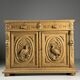 Buffet sculpté belge, 19e siècle
