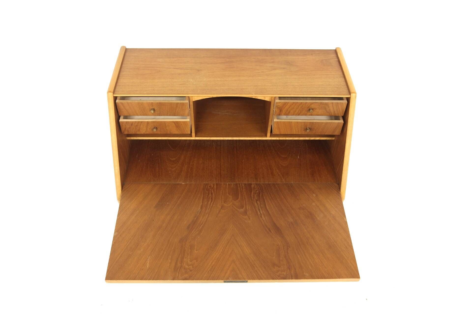 Scandinavian teak secretary, Sweden, 1950