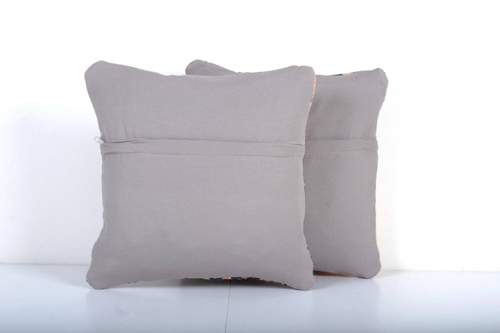 Set of 2 vintage Turkish cushion covers 41x41 cm