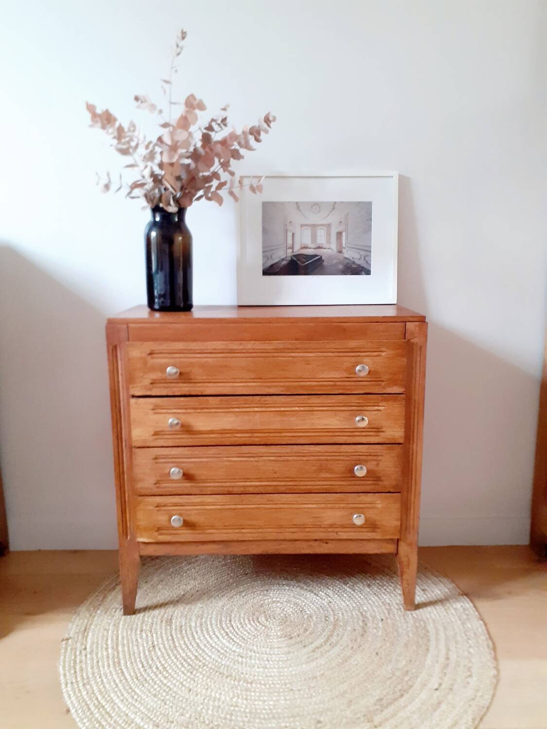 Vintage oak chest of drawers