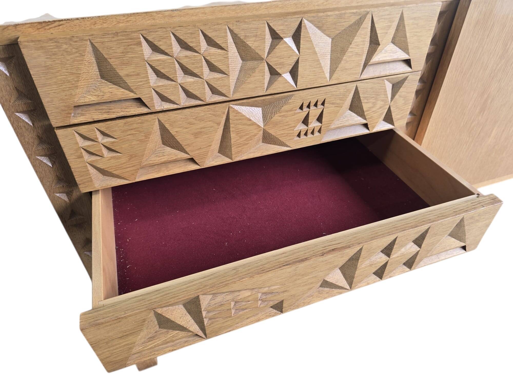 Vintage brutalist sideboard/buffet/chest of drawers