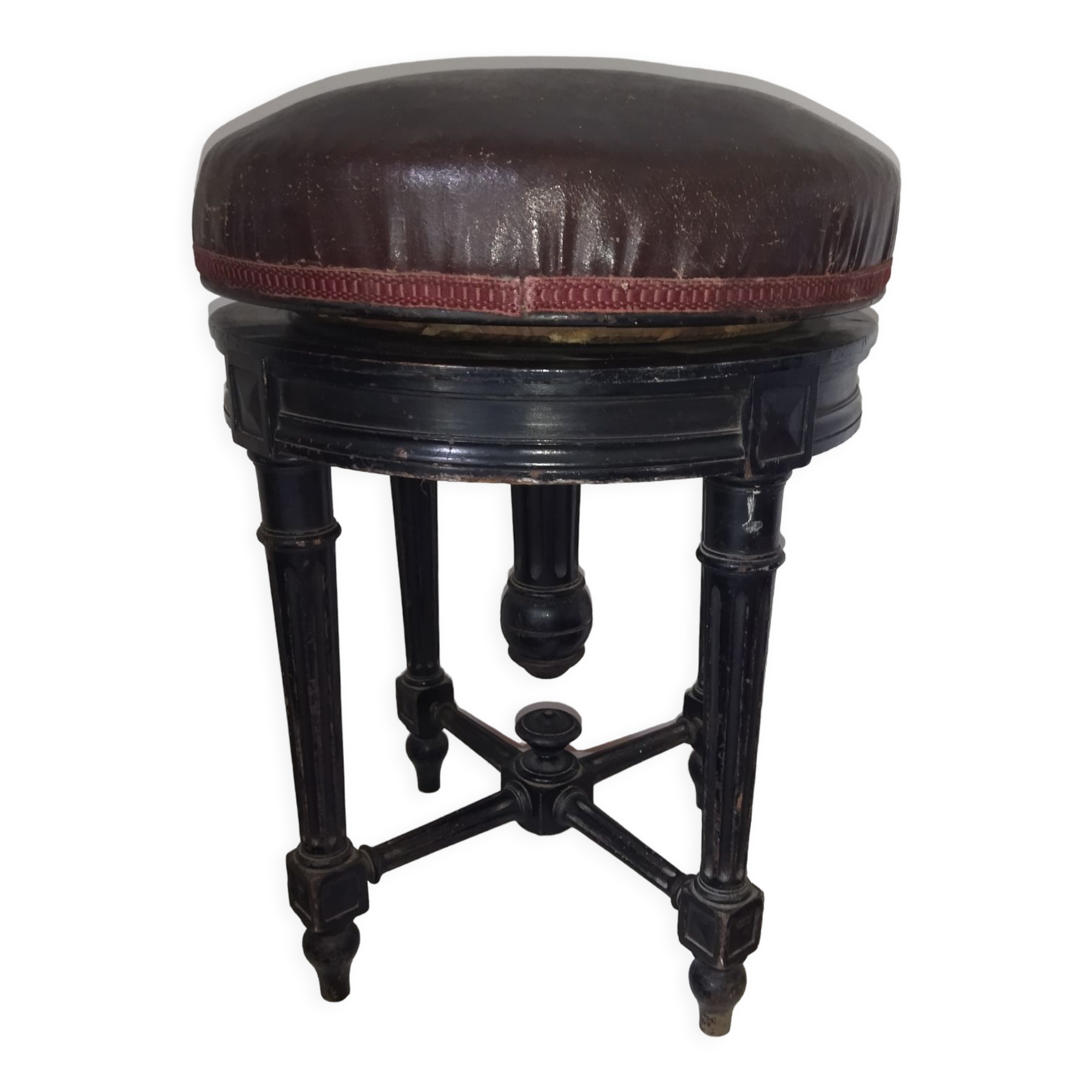Louis XVI style adjustable stool