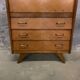 Secretary vintage oak compass feet, 1960s