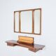 Danish Mid-Century Modern Wall Console with mirror by Frode Holm for Illums
