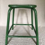 Green military stool