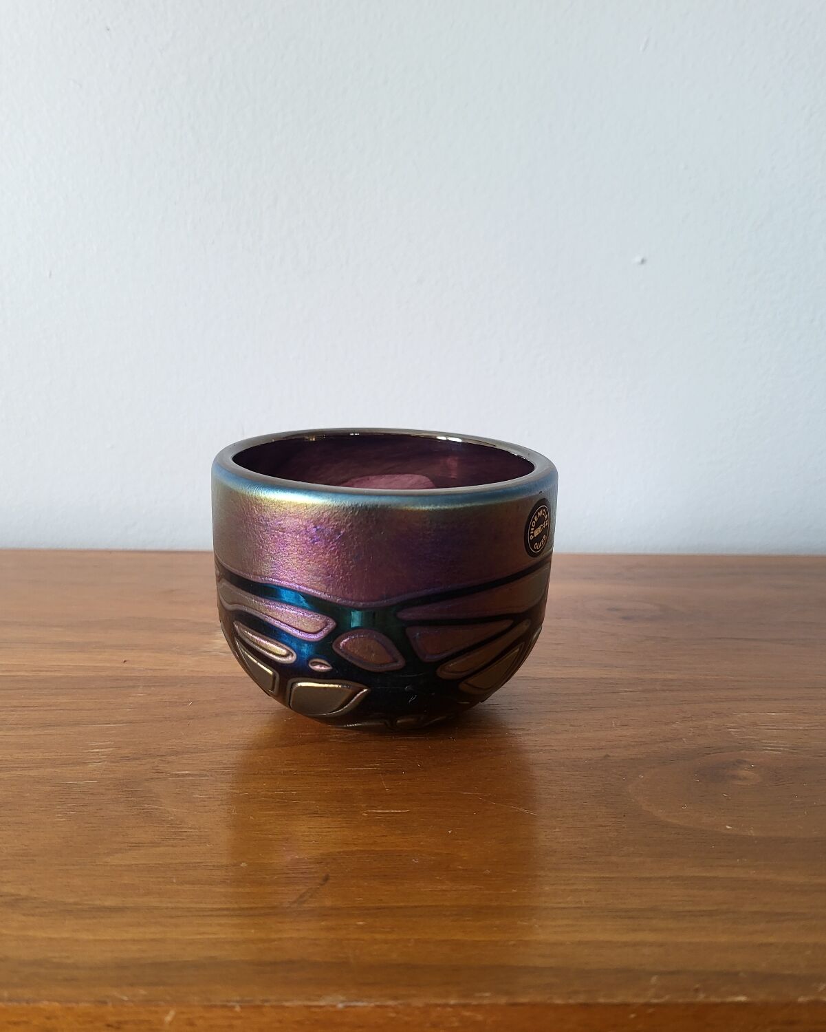 Empty Glass Ashtray Phoenician Malta 1980s
