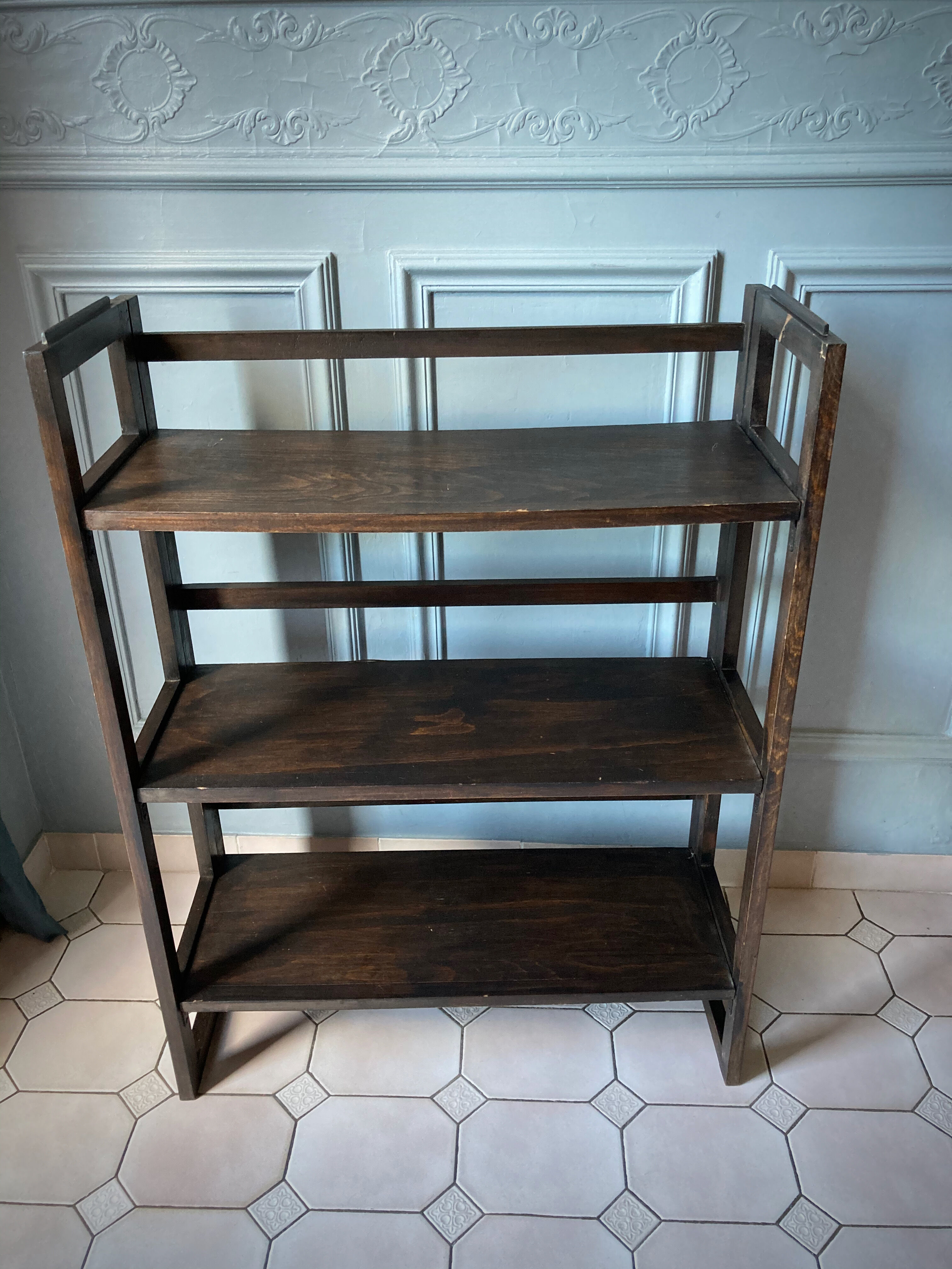 Vintage plant rack duo