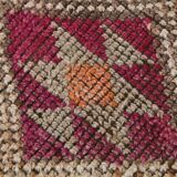 Light Orange & Red Turkish Runner Rug, 87x410Cm