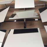 Scandinavian mirror has 9 removable panels by Markus Borgen