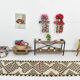 3x10 Brown Cream Kilim Runner Rug 82x320Cm