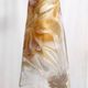Postmodern Orange Murano Glass and Brass Pendant by La Murrina, Italy, 1980
