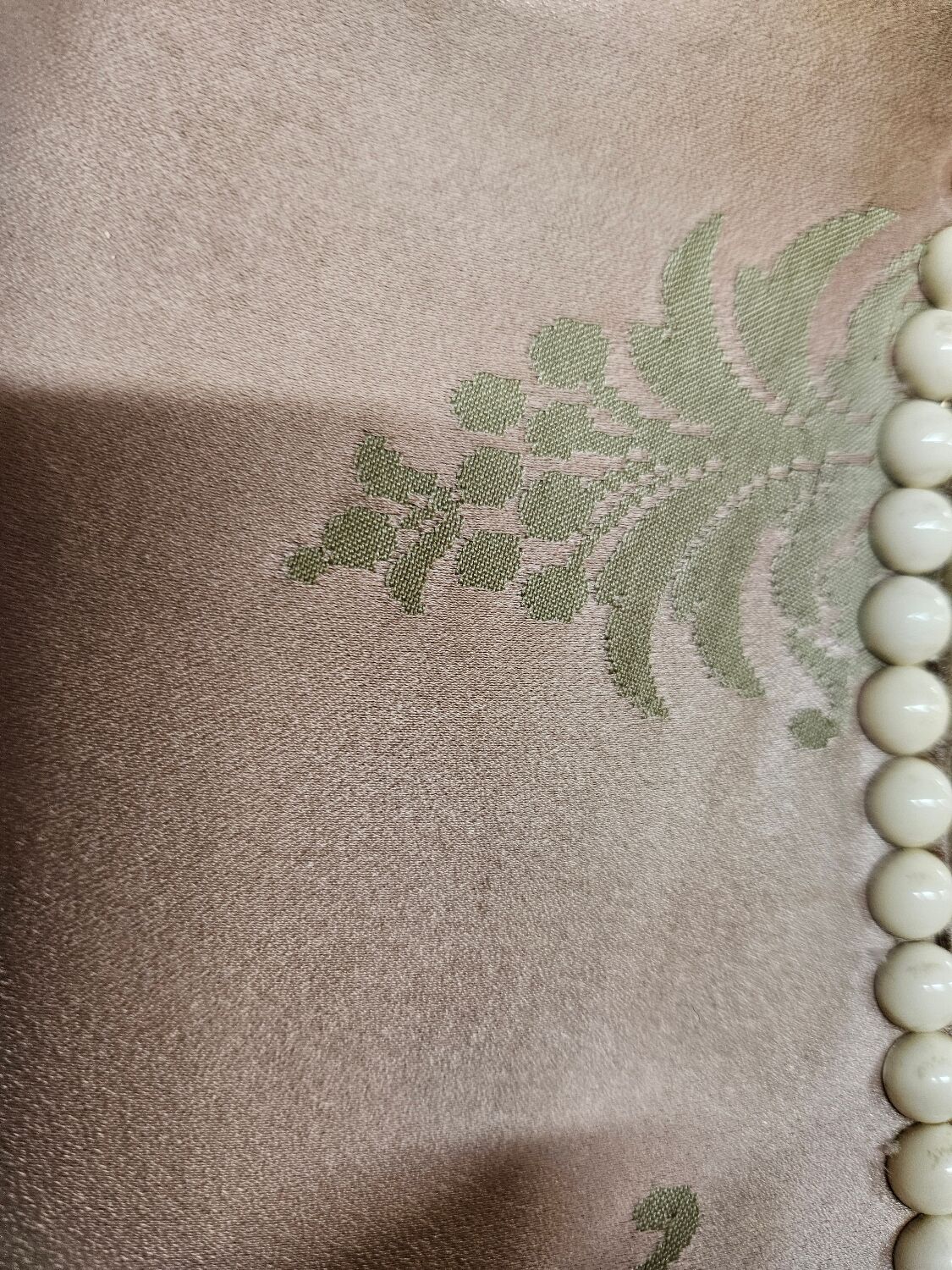 Pair of 1960s silk bergère armchairs