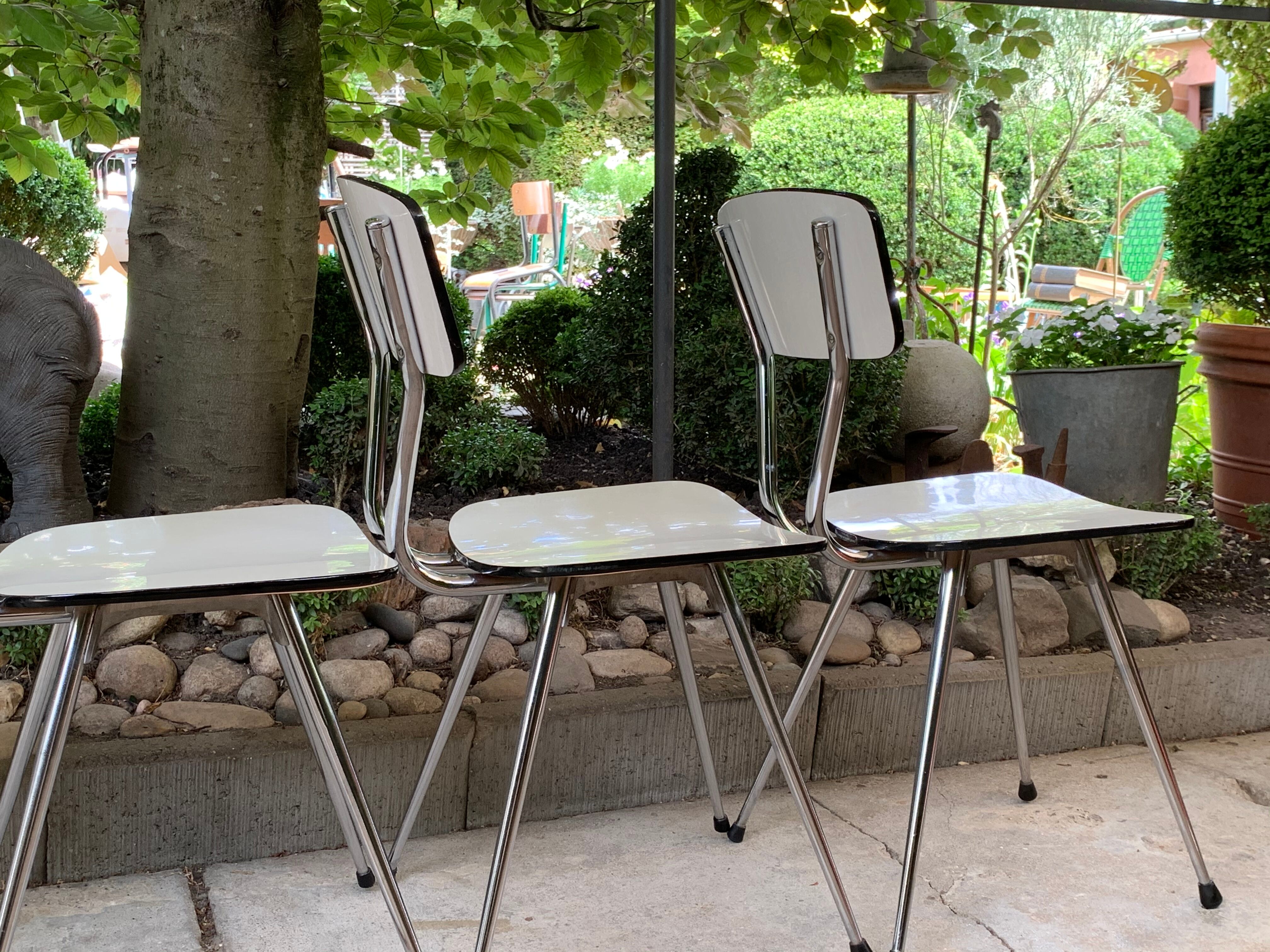 Tublac compass formica 5 chairs