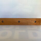 Coat rack wood hooks mushrooms