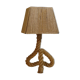 Vintage woven rope lamp circa 1950