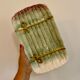 Dish and strainer with vintage slurry