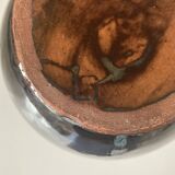 Beautiful ceramic vase with floral decoration by Paul Jacquet dating from the 1930s