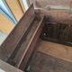 Antique carved oak chest