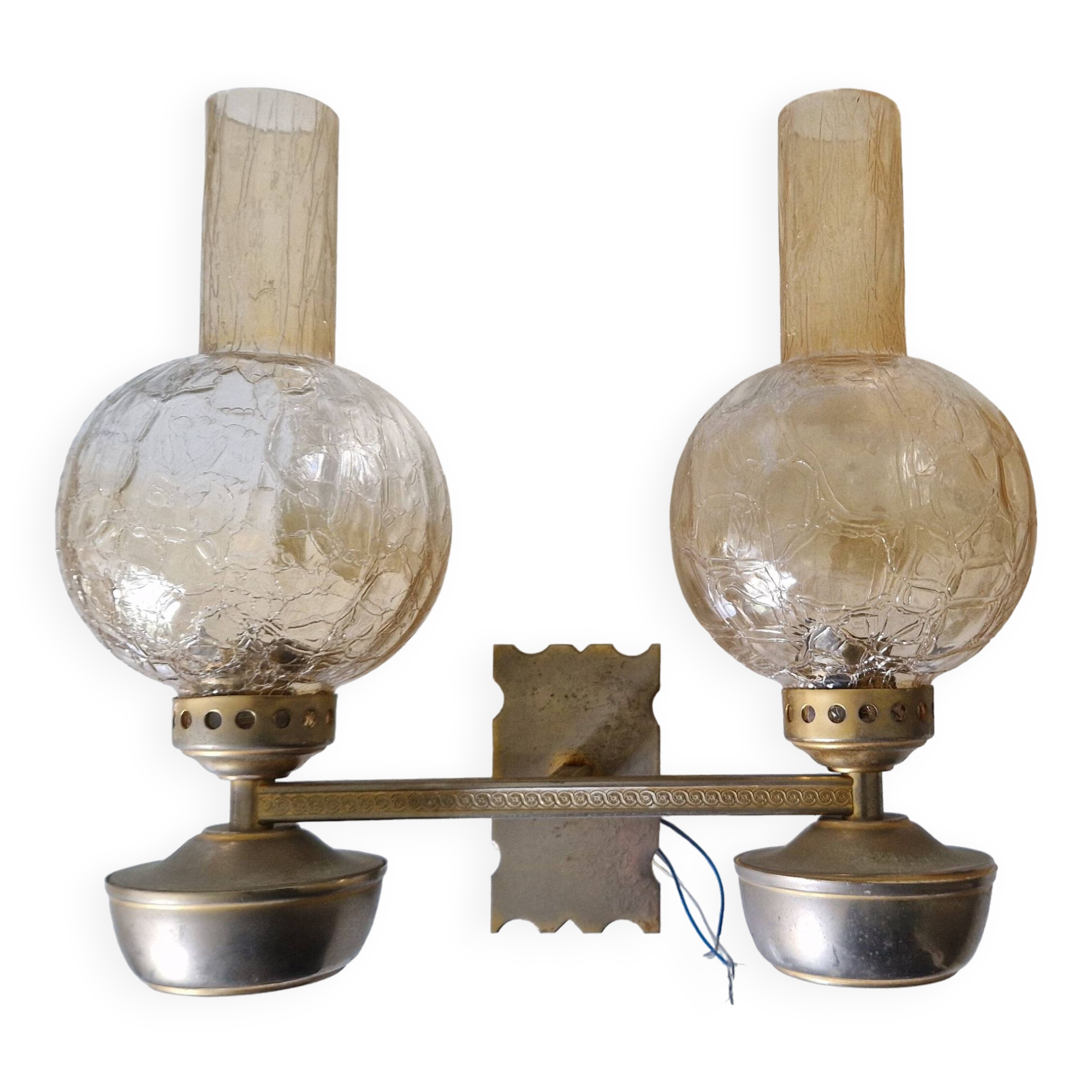 Ensemble de 3 appliques baroques, rétro années 1960